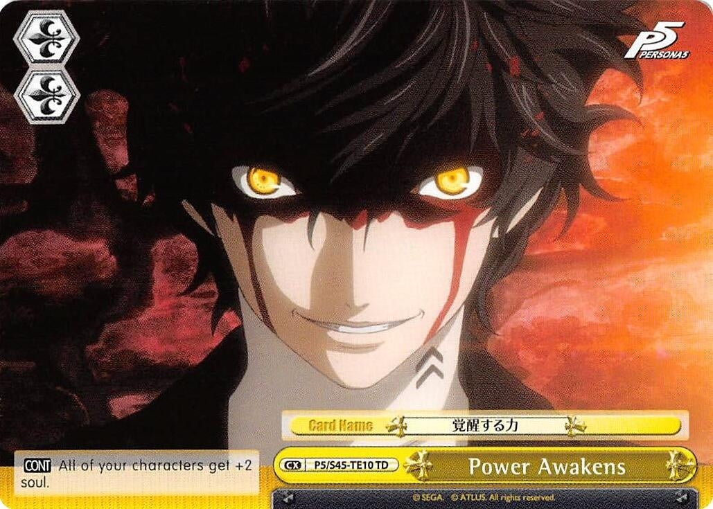 Image for Power Awakens (Persona 5) (P5/S45-TE10 TD) - Weiss Schwarz