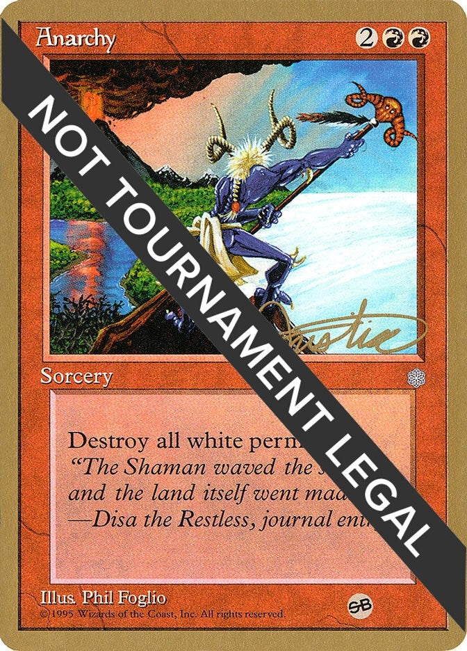 Image for Anarchy - 1996 Mark Justice (ICE) (SB) (World Championship Decks) - Magic: The Gathering