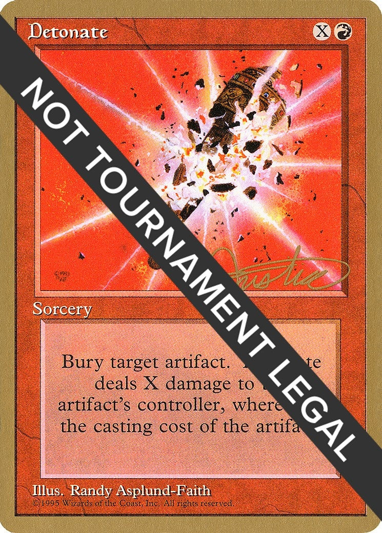 Image for Detonate - 1996 Mark Justice (4ED) (World Championship Decks) - Magic: The Gathering