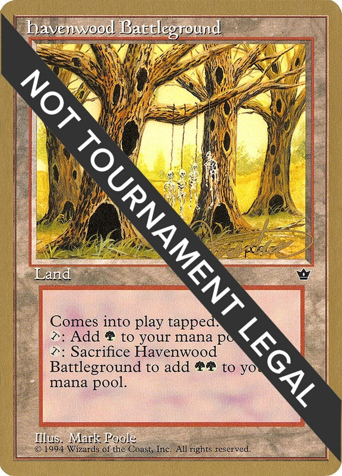 Image for Havenwood Battleground - 1996 Mark Justice (FEM) (World Championship Decks) - Magic: The Gathering