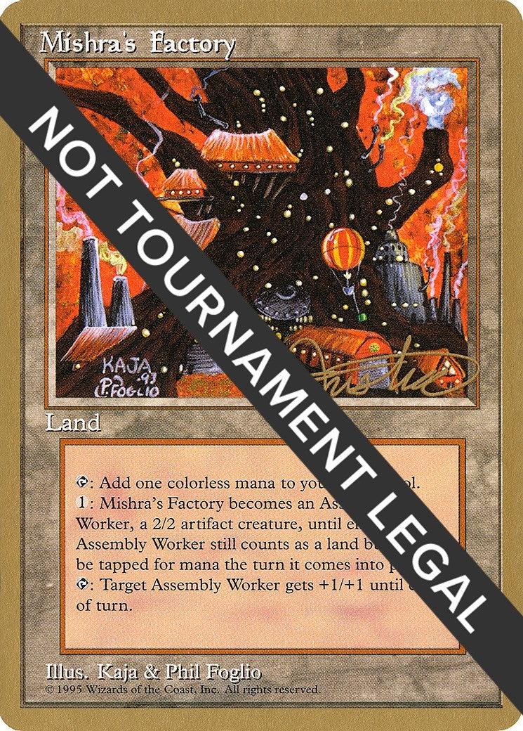 Image for Mishra's Factory - 1996 Mark Justice (4ED) (World Championship Decks) - Magic: The Gathering