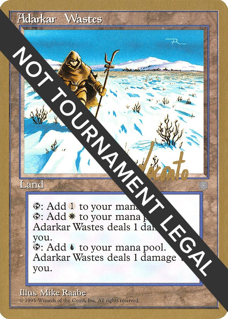 Image for Adarkar Wastes - 1996 Michael Loconto (ICE) (World Championship Decks) - Magic: The Gathering