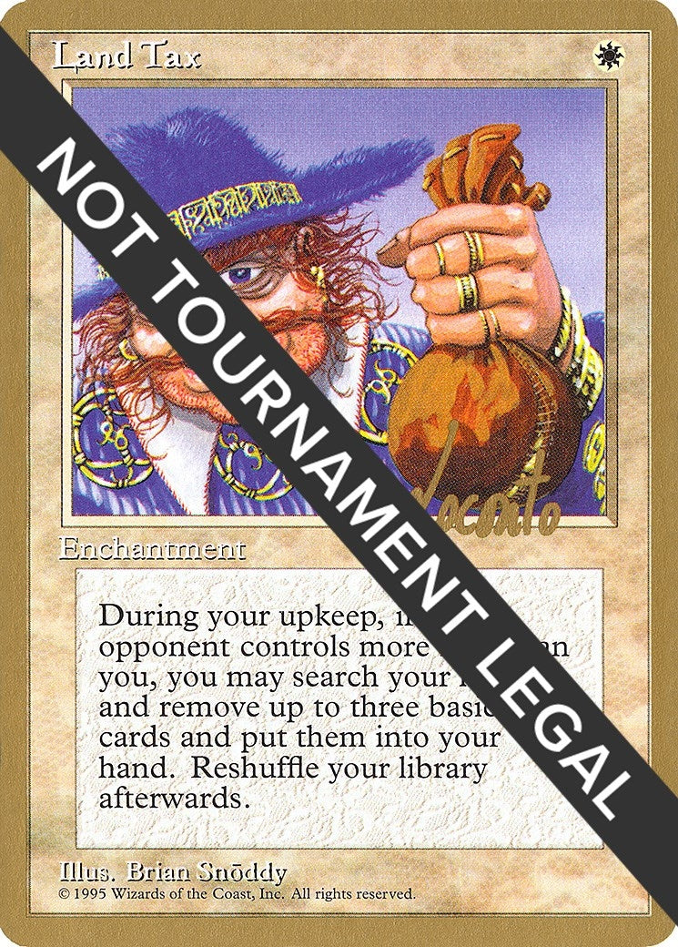 Image for Land Tax - 1996 Michael Loconto (4ED) (World Championship Decks) - Magic: The Gathering