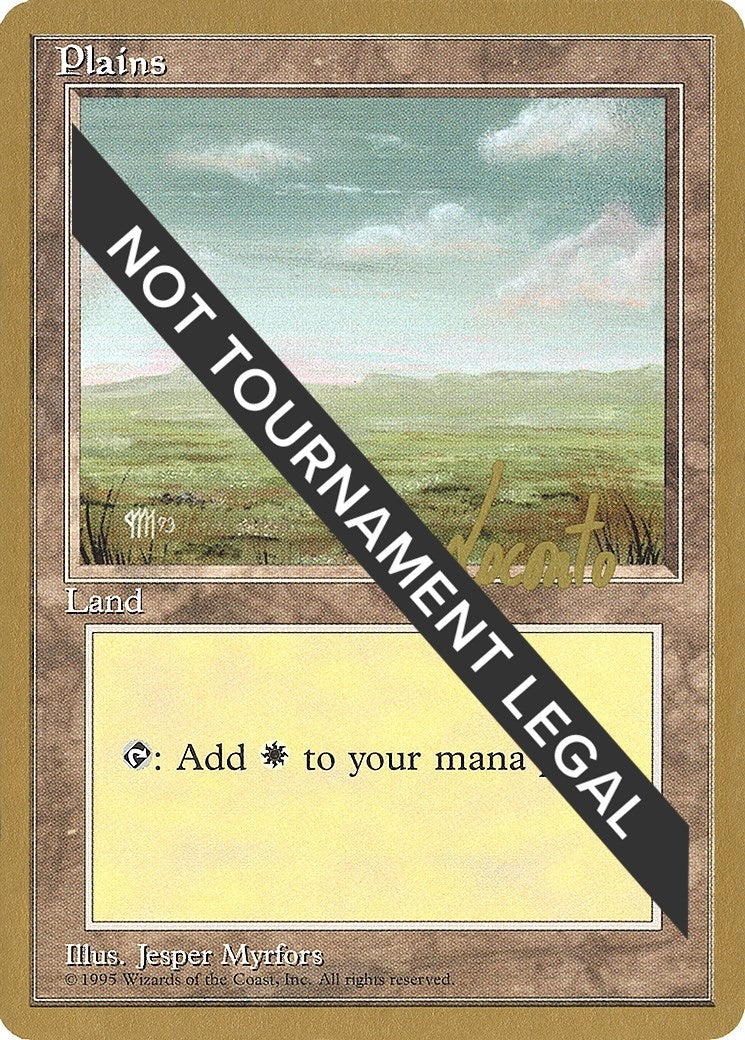 Image for Plains (C) - 1996 Michael Loconto (4ED) (World Championship Decks) - Magic: The Gathering