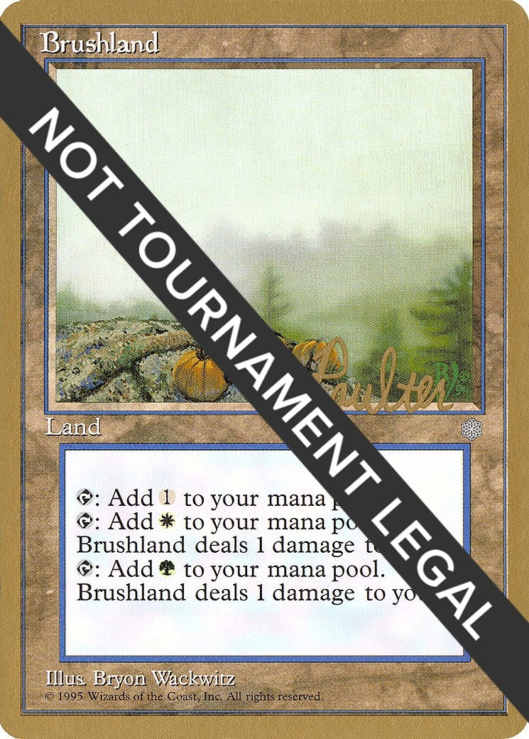 Image for Brushland - 1996 Preston Poulter (ICE) (World Championship Decks) - Magic: The Gathering