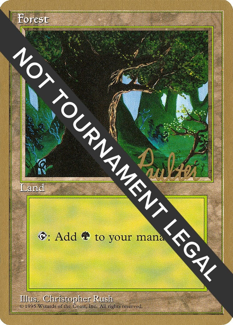 Image for Forest (C) - 1996 Preston Poulter (4ED) (World Championship Decks) - Magic: The Gathering