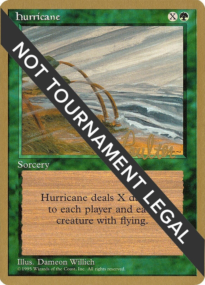 Image for Hurricane - 1996 Preston Poulter (4ED) (World Championship Decks) - Magic: The Gathering