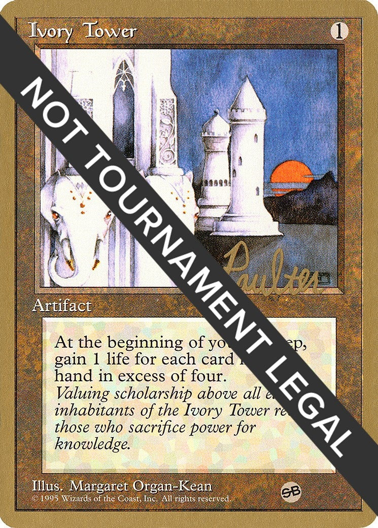 Image for Ivory Tower - 1996 Preston Poulter (4ED) (SB) (World Championship Decks) - Magic: The Gathering
