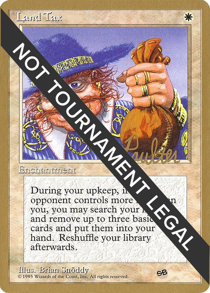 Image for Land Tax - 1996 Preston Poulter (4ED) (SB) (World Championship Decks) - Magic: The Gathering
