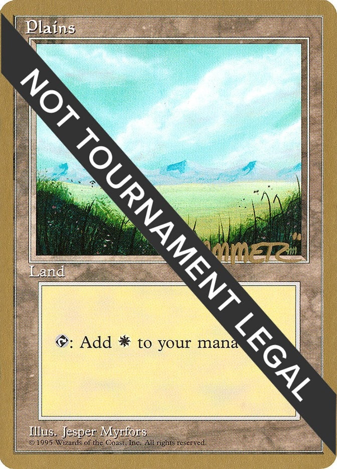 Image for Plains (A) - 1996 Preston Poulter (4ED) (World Championship Decks) - Magic: The Gathering