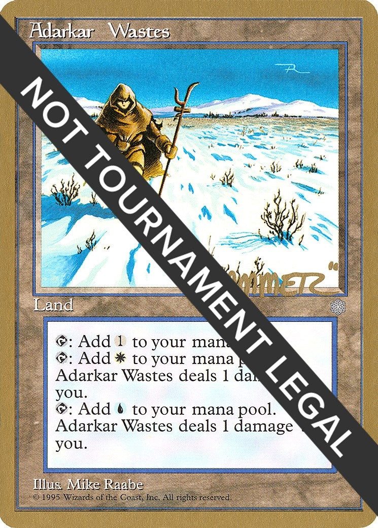 Image for Adarkar Wastes - 1996 Shawn "Hammer" Regnier (ICE) (World Championship Decks) - Magic: The Gathering