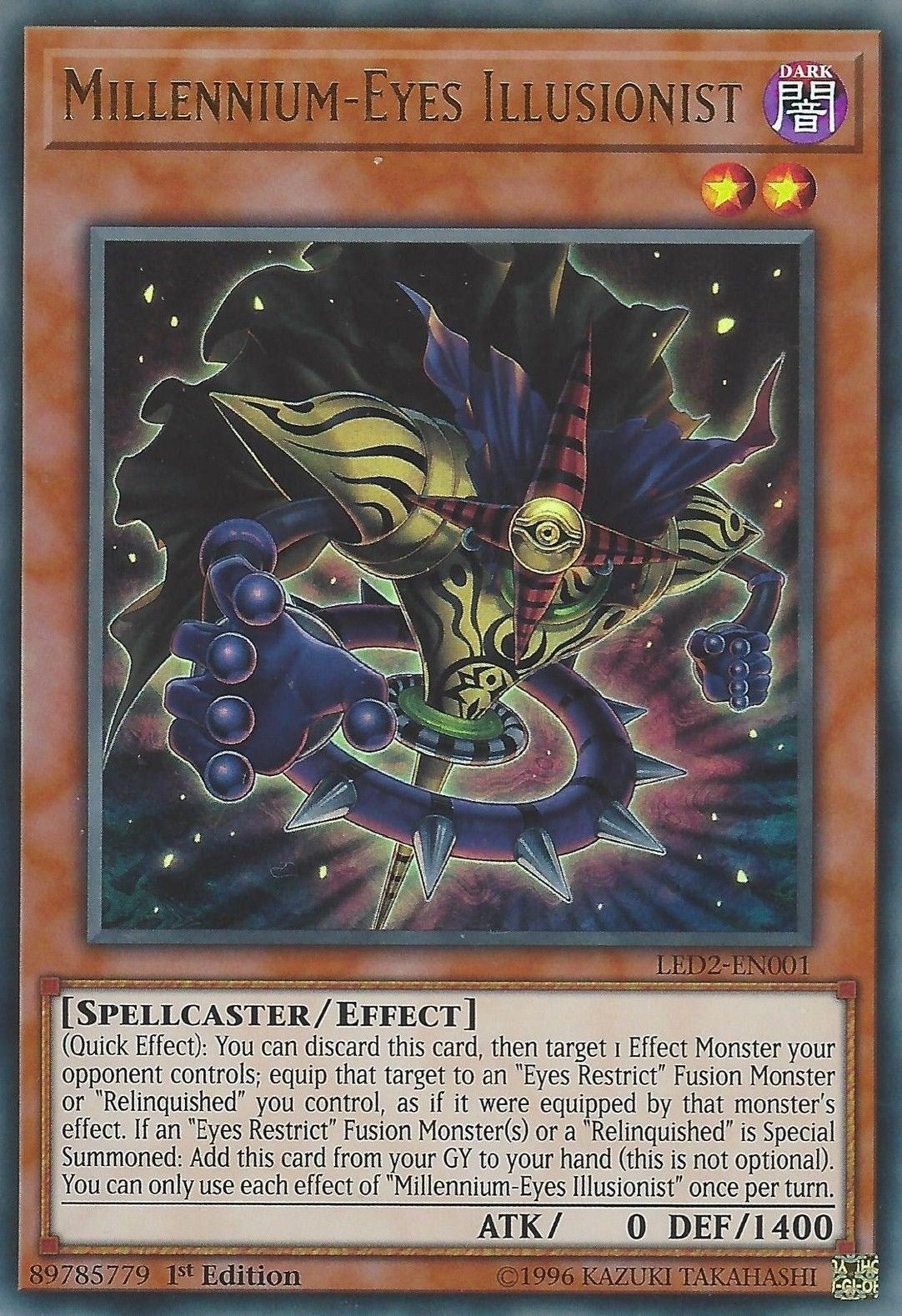 Image for Millennium-Eyes Illusionist (Legendary Duelists: Ancient Millennium) (LED2-EN001) - YuGiOh