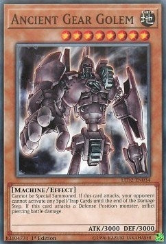 Image for Ancient Gear Golem (Legendary Duelists: Ancient Millennium) (LED2-EN034) - YuGiOh