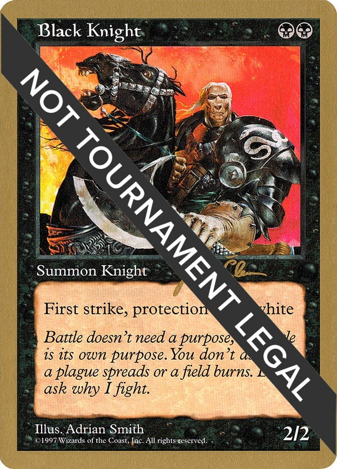 Image for Black Knight - 1997 Jakub Slemr (5ED) (World Championship Decks) - Magic: The Gathering