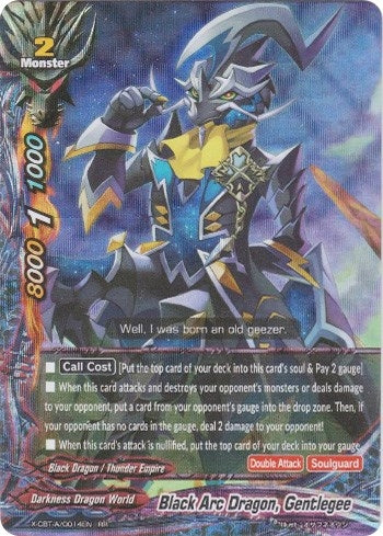 Image for Black Arc Dragon, Gentlegee (Driven to Disorder) (X-CBT-A/0014EN) - Future Card BuddyFight