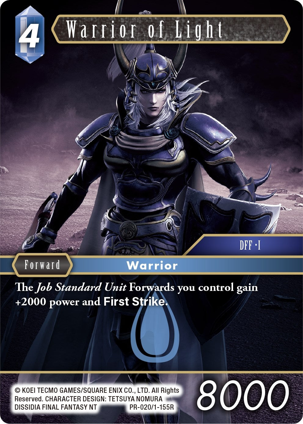 Image for Warrior of Light (Water) (FF: Promo Cards) (PR-020/1-155R) - Final Fantasy TCG