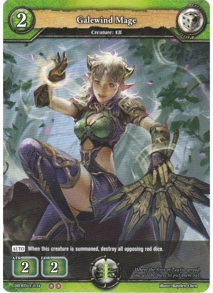 Image for Galewind Mage (Gears of Apocalypse) (DB-BT03/034) - Dragoborne