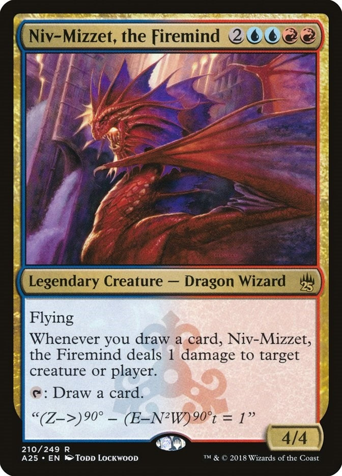 Image for Niv-Mizzet, the Firemind (Masters 25) (210) - Magic: The Gathering