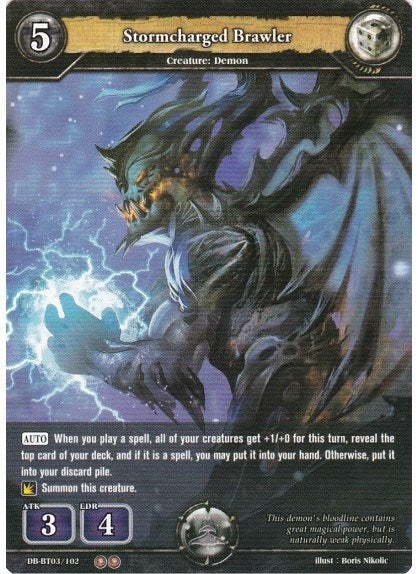 Image for Stormcharged Brawler (Gears of Apocalypse) (DB-BT03/102) - Dragoborne