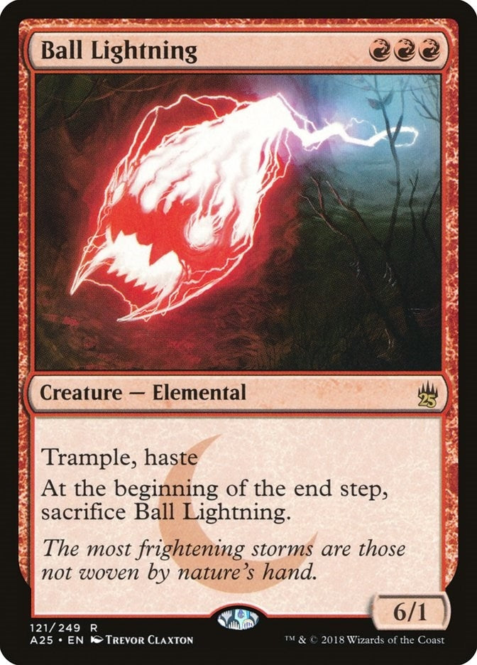 Image for Ball Lightning (Masters 25) (121) - Magic: The Gathering