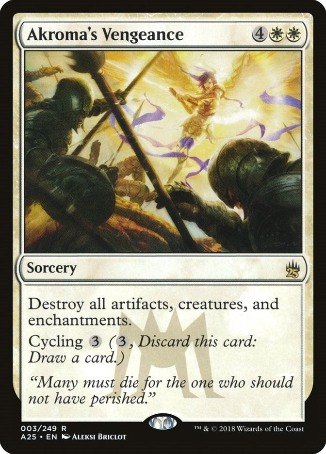 Image for Akroma's Vengeance (Masters 25) (3) - Magic: The Gathering