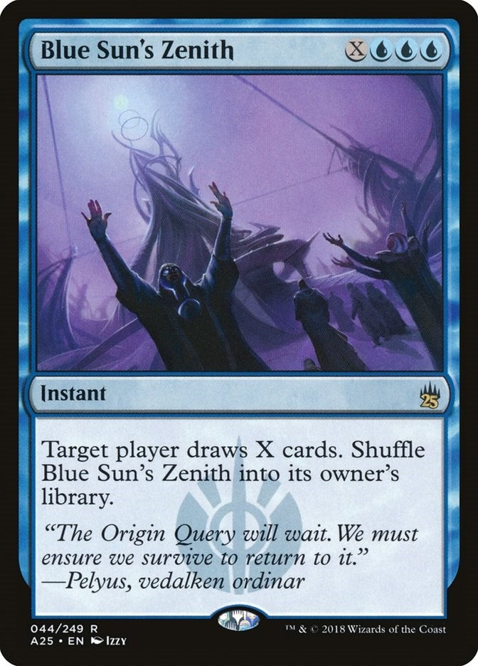 Image for Blue Sun's Zenith (Masters 25) (44) - Magic: The Gathering