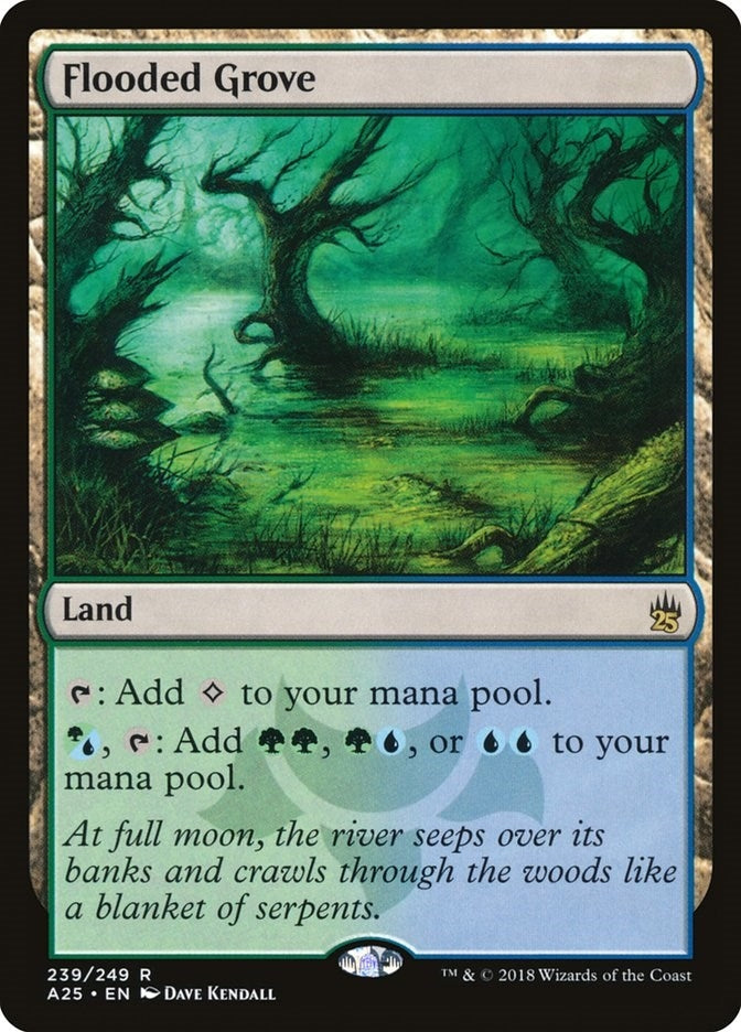 Image for Flooded Grove (Masters 25) (239) - Magic: The Gathering