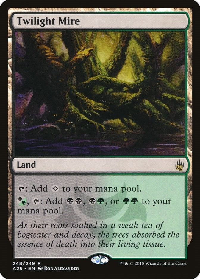Image for Twilight Mire (Masters 25) (248) - Magic: The Gathering