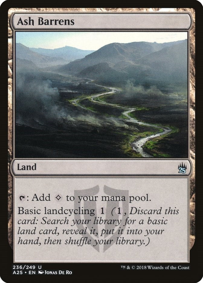 Image for Ash Barrens (Masters 25) (236) - Magic: The Gathering