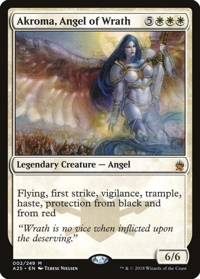 Image for Akroma, Angel of Wrath (Masters 25) (2) - Magic: The Gathering