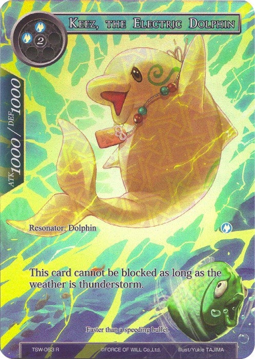 Image for Keez, the Electric Dolphin (Full Art) (The Time Spinning Witch) (TSW-063) - Force of Will