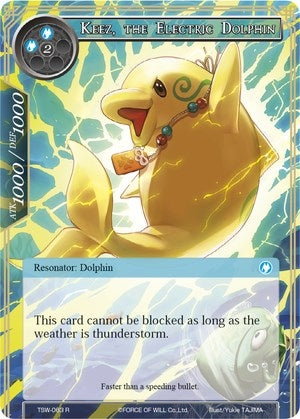 Image for Keez, the Electric Dolphin (The Time Spinning Witch) (TSW-063) - Force of Will