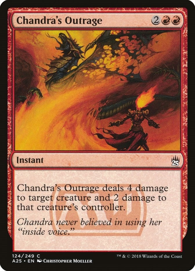 Image for Chandra's Outrage (Masters 25) (124) - Magic: The Gathering