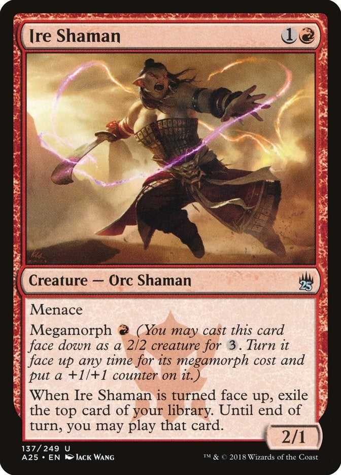 Image for Ire Shaman (Masters 25) (137) - Magic: The Gathering