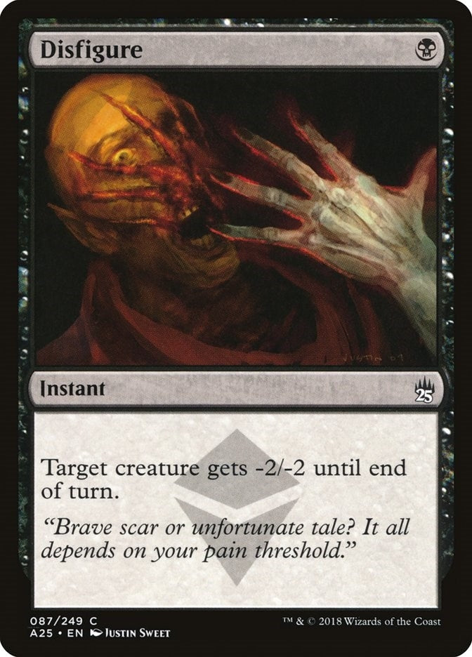 Image for Disfigure (Masters 25) (87) - Magic: The Gathering