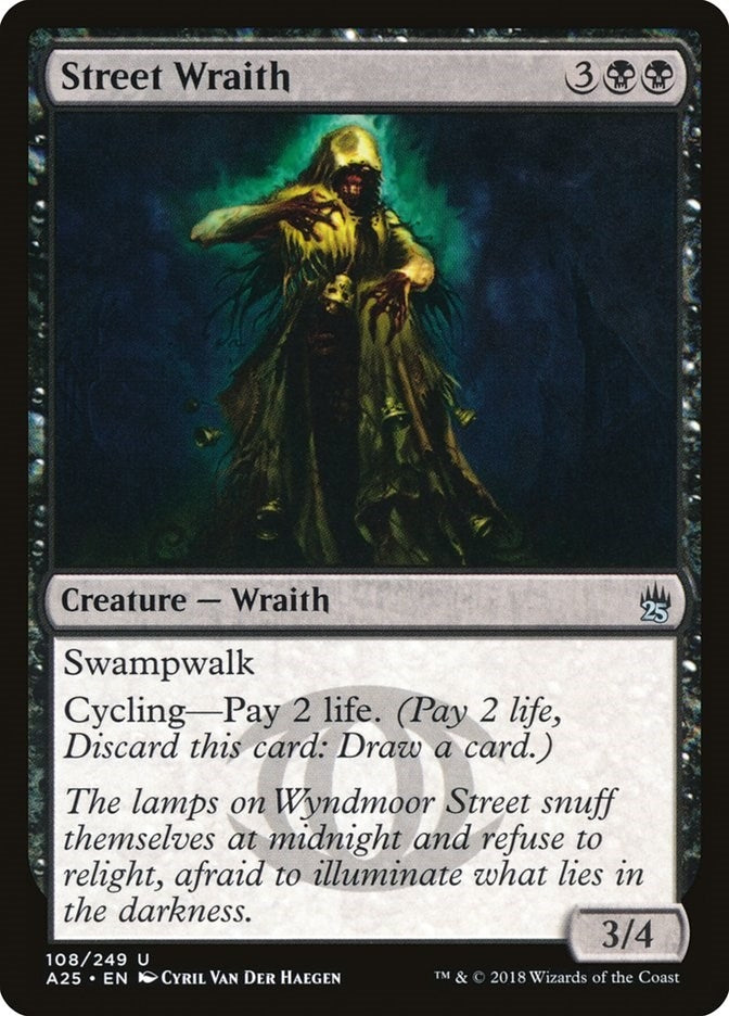 Image for Street Wraith (Masters 25) (108) - Magic: The Gathering