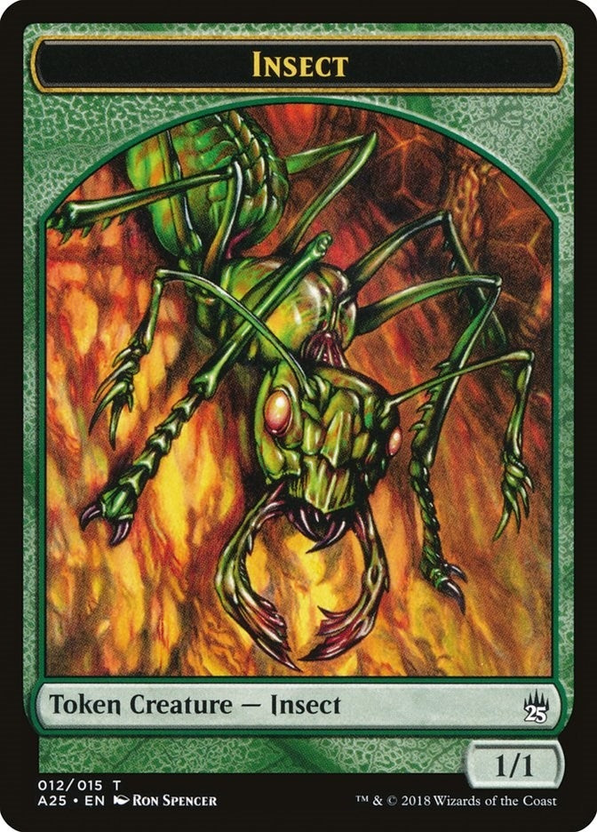 Image for Insect Token (012) (Masters 25) (12) - Magic: The Gathering