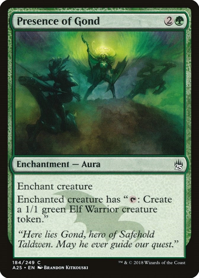 Image for Presence of Gond (Masters 25) (184) - Magic: The Gathering