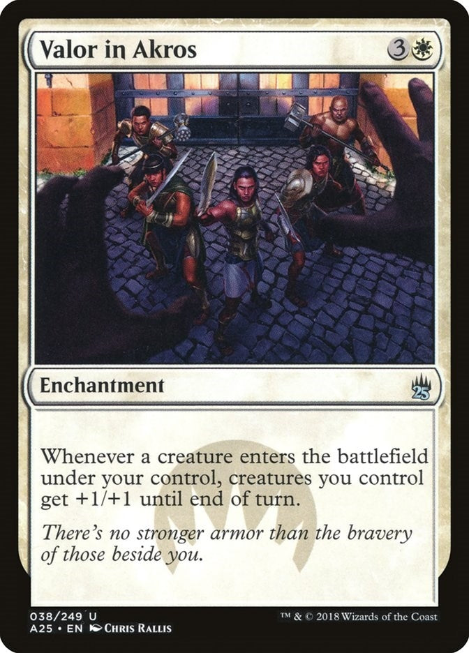 Image for Valor in Akros (Masters 25) (38) - Magic: The Gathering
