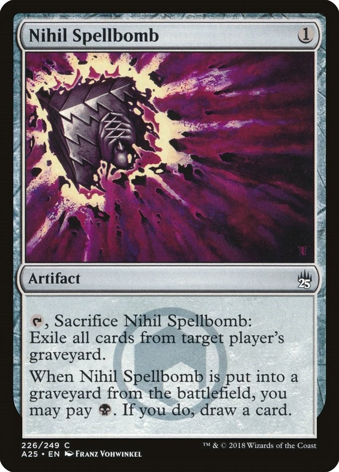 Image for Nihil Spellbomb (Masters 25) (226) - Magic: The Gathering