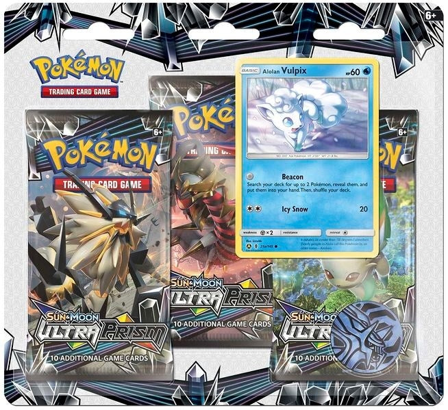 Image for Ultra Prism 3 Pack Blister [Alolan Vulpix] - Pokemon