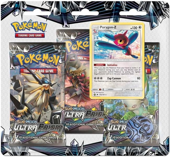 Image for Ultra Prism 3 Pack Blister [Porygon-Z] - Pokemon