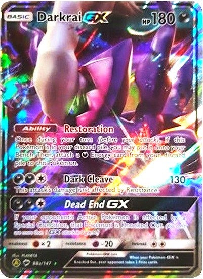 Image for Darkrai GX - 88a/147 (Alternate Art Promos) (088a/147) - Pokemon