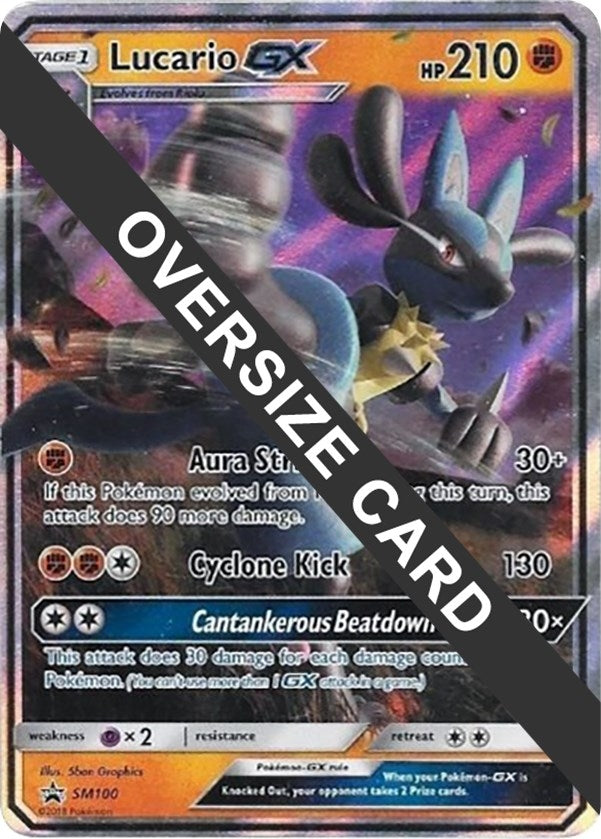 Image for Lucario GX - SM100 (Jumbo Cards) (SM100) - Pokemon