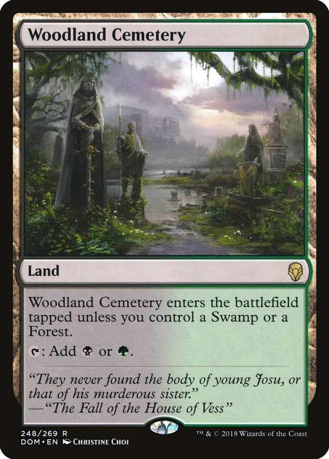Image for Woodland Cemetery (Dominaria) (248) - Magic: The Gathering