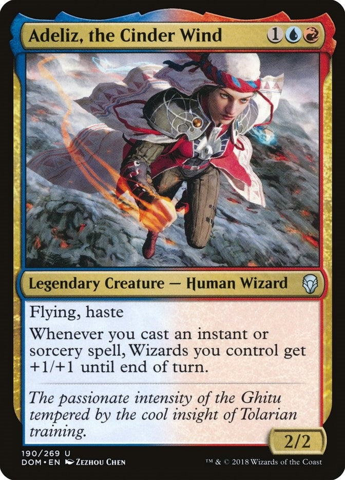 Image for Adeliz, the Cinder Wind (Dominaria) (190) - Magic: The Gathering