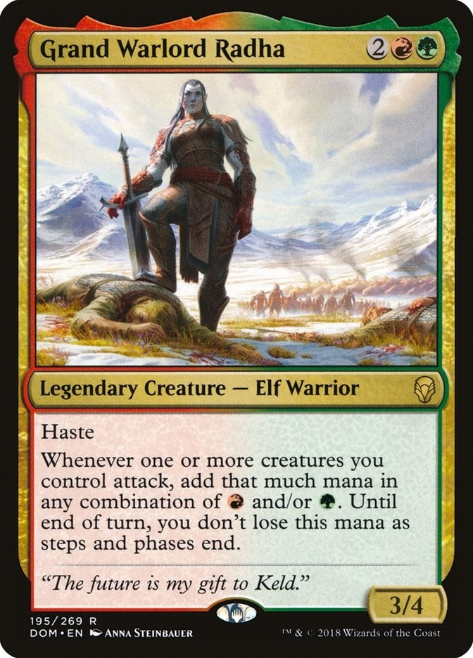 Image for Grand Warlord Radha (Dominaria) (195) - Magic: The Gathering