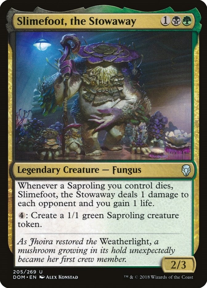 Image for Slimefoot, the Stowaway (Dominaria) (205) - Magic: The Gathering