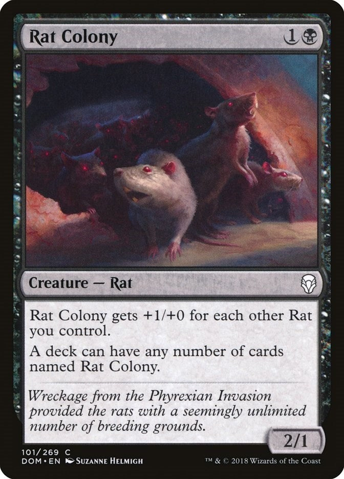 Image for Rat Colony (Dominaria) (101) - Magic: The Gathering