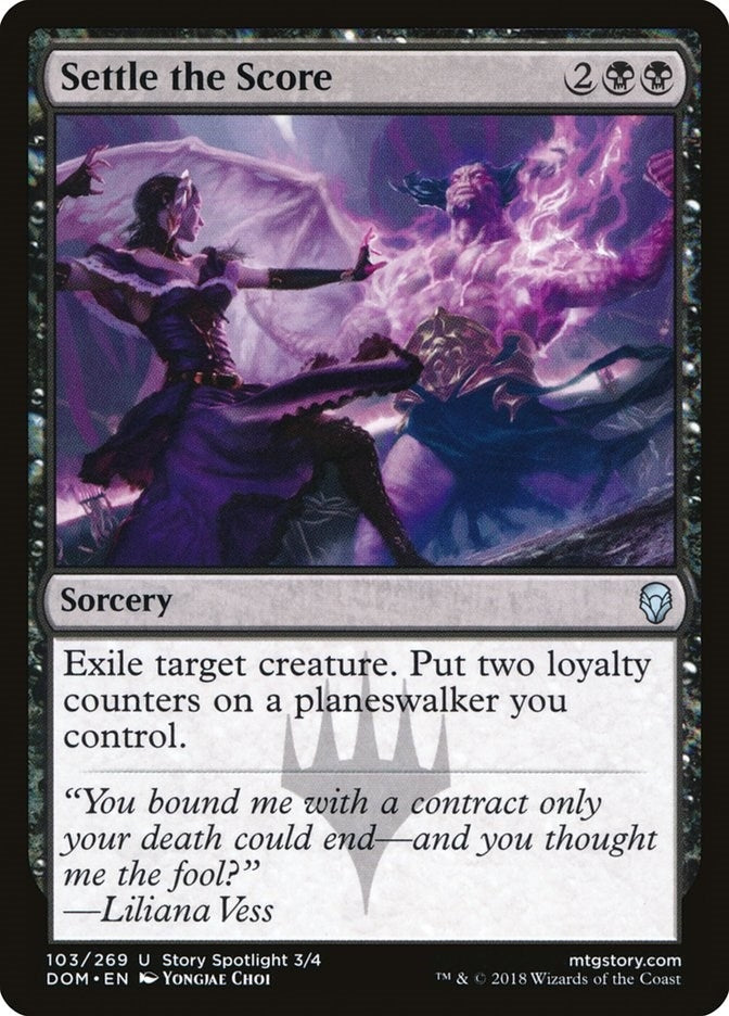 Image for Settle the Score (Dominaria) (103) - Magic: The Gathering